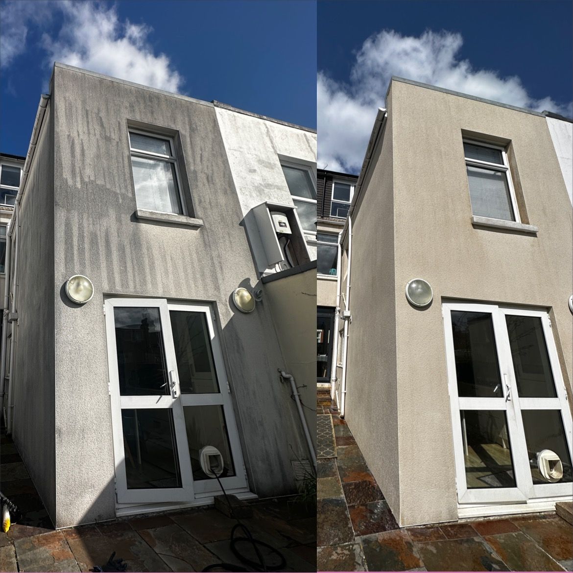 Vorher und Nachher – Fassade
